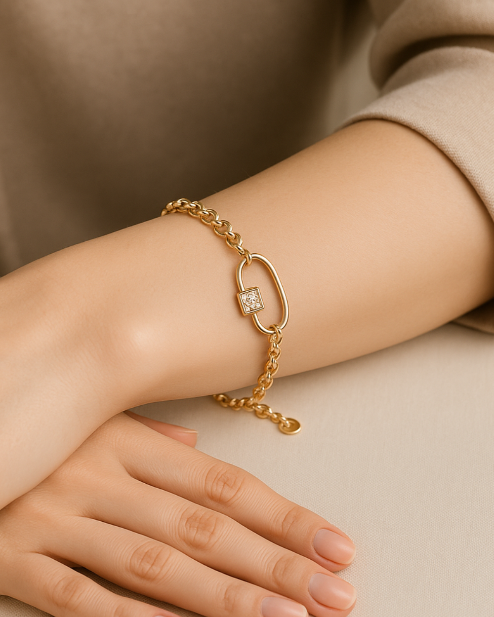 Premium Link Bracelet – Adjustable Women’s Jewelry