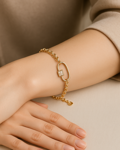 Premium Link Bracelet – Adjustable Women’s Jewelry