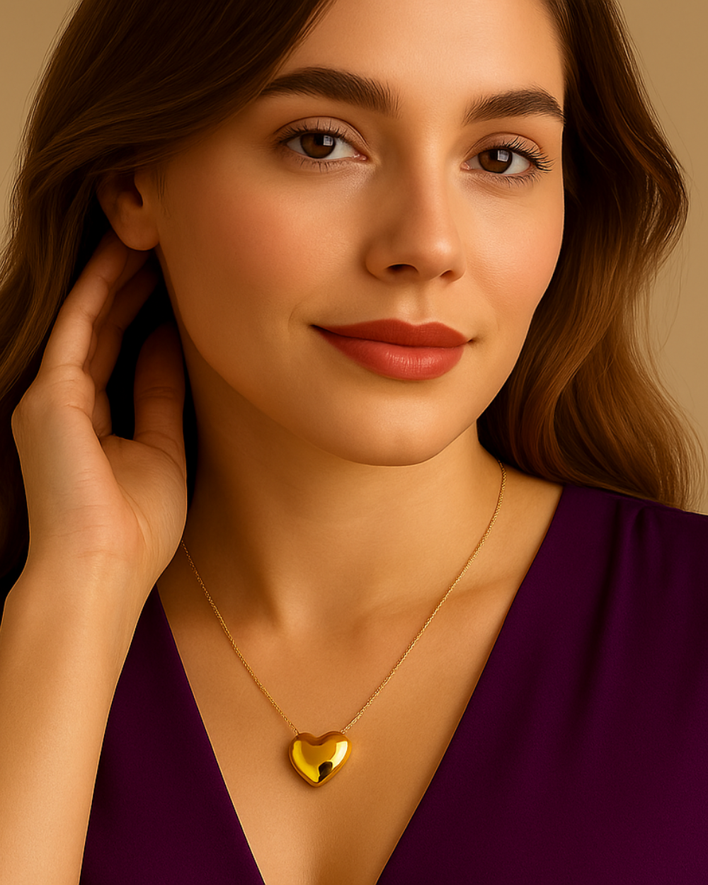 Heart Pendant Necklace – Minimalist Jewelry for Women