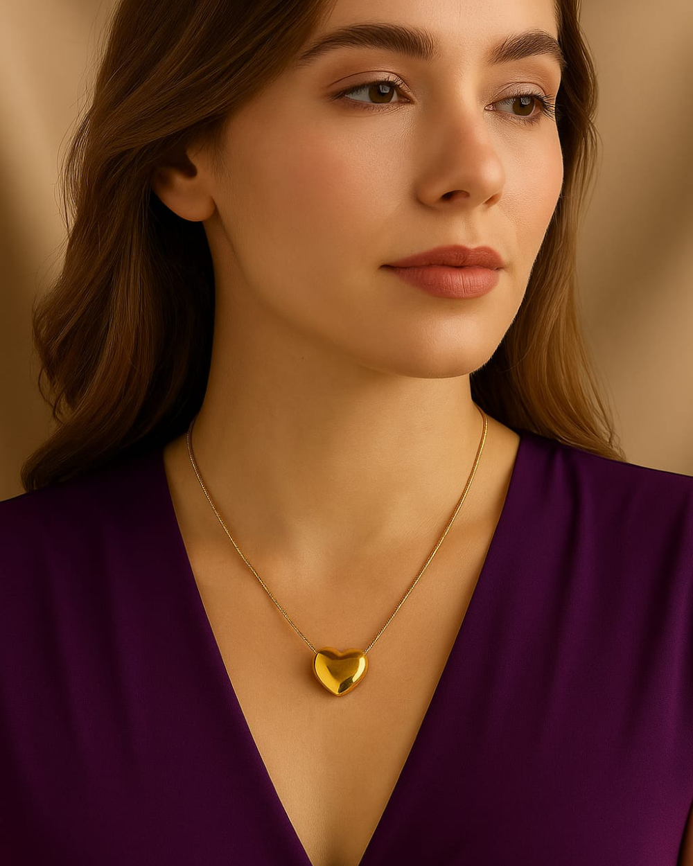 Heart Pendant Necklace – Minimalist Jewelry for Women