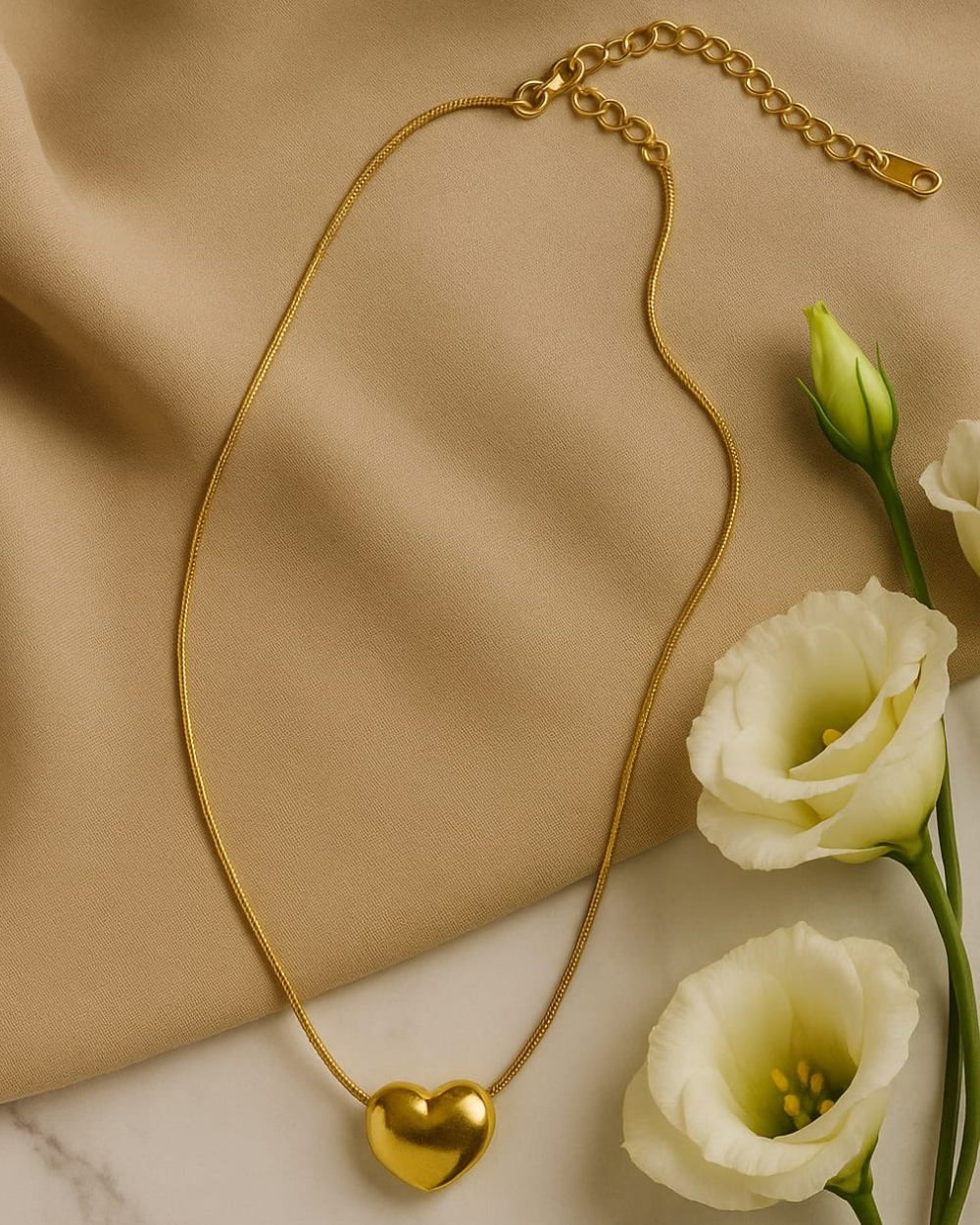 Heart Pendant Necklace – Minimalist Jewelry for Women