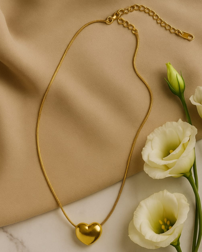 Heart Pendant Necklace – Minimalist Jewelry for Women