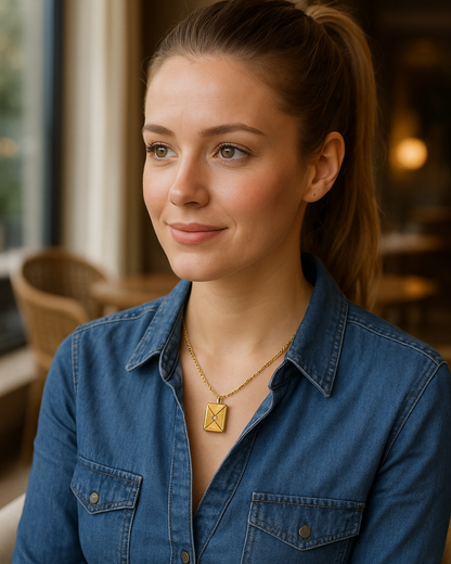 Anti-Tarnish Chain with Secret Message Locket-Unique Gift for Her