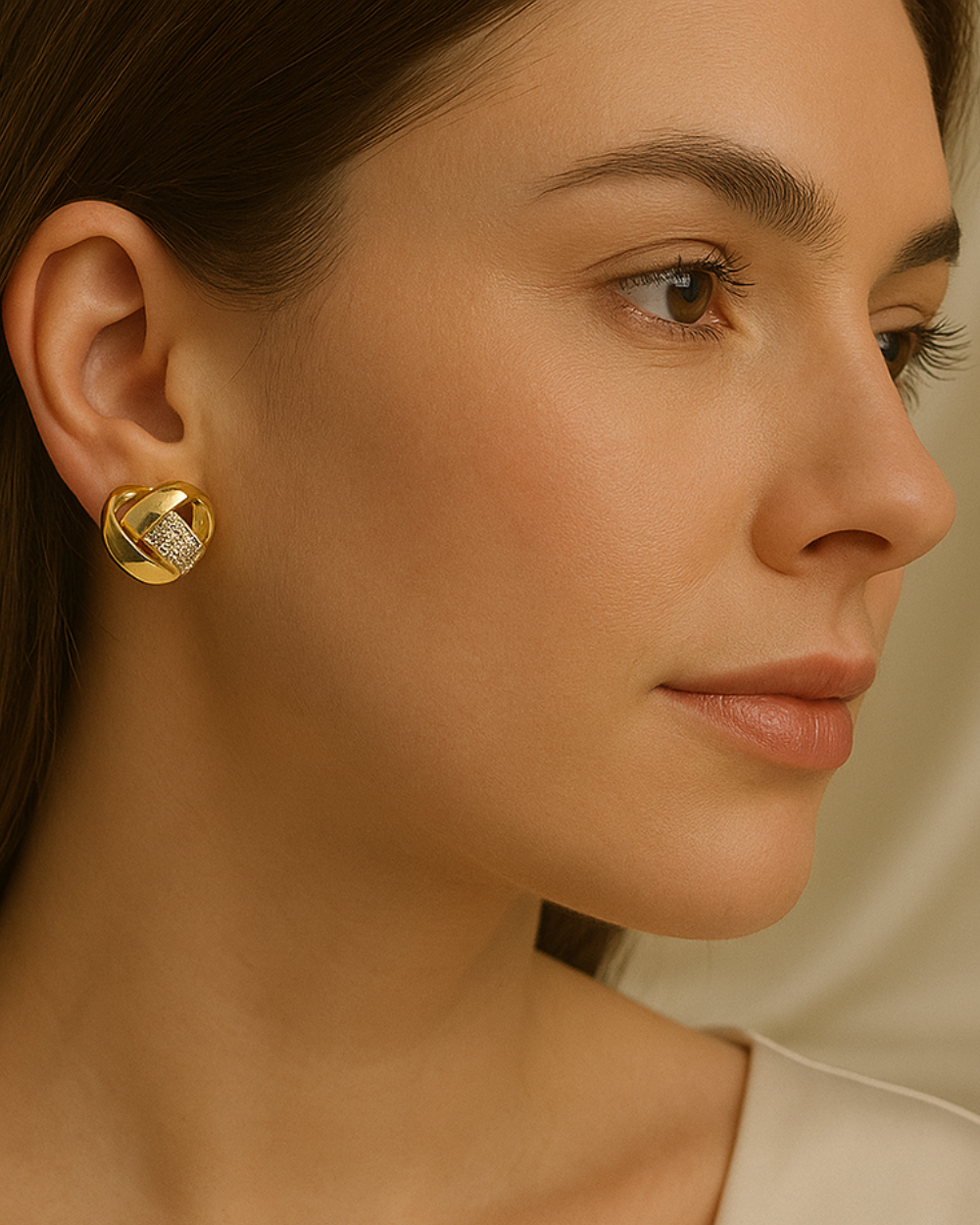 Classic Knot Stud Earrings – Anti-Tarnish Luxury Finish