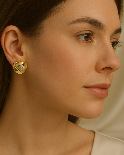 Classic Knot Stud Earrings – Anti-Tarnish Luxury Finish
