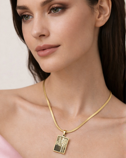 Tree Design Anti-tarnish Necklace Jewellry