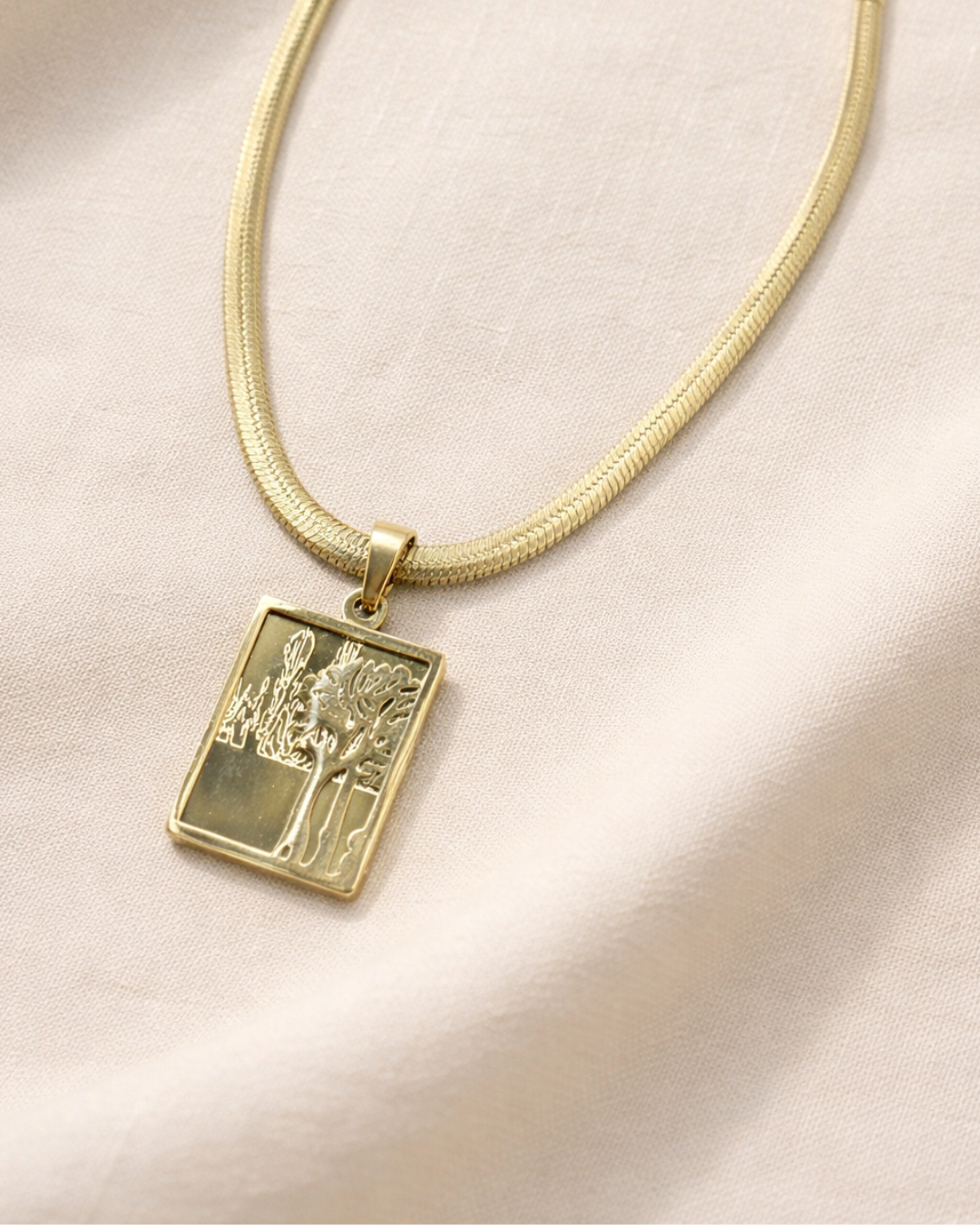Tree Design Anti-tarnish Necklace Jewellry