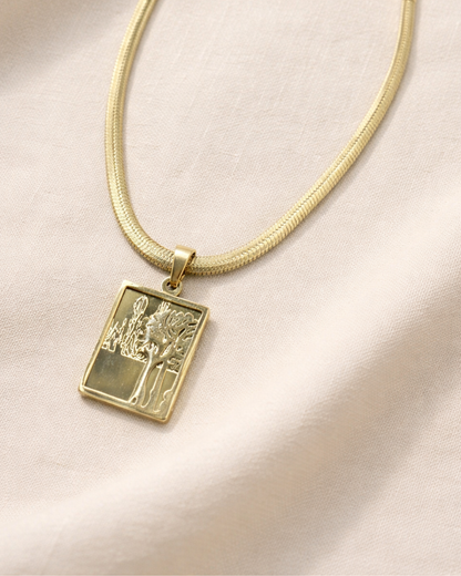 Tree Design Anti-tarnish Necklace Jewellry