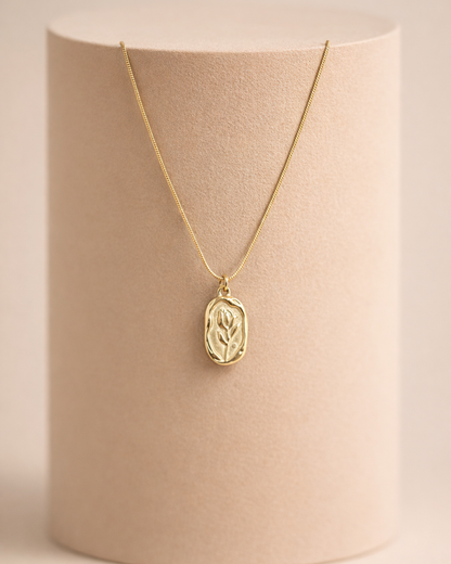 Everyday Elegance Gold Pendant Necklace