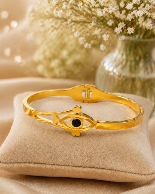 Aurevia Nazar Bracelet – Anti Tarnish Gold Evil Eye Bracelet