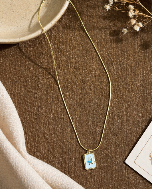 Aesthetic Butterfly Gold Necklace