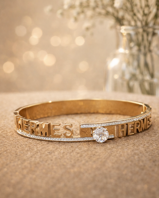 Luxury Gold Crystal Anti-tarnish Bracelet